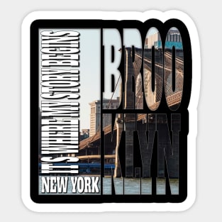 Brooklyn New York It's Where My Story Begins Sticker